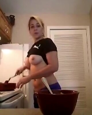 Topless Cooking Show