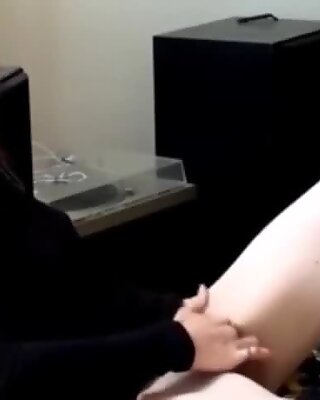 Hairy teen pussy and intense orgasm