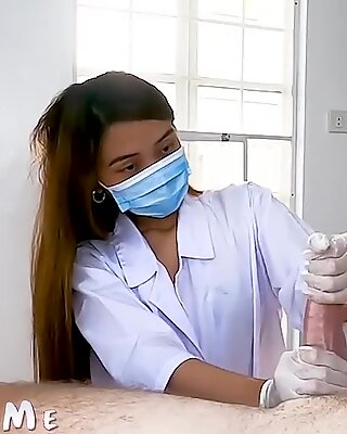 Spermabank: Melkmaschine funktioniert nicht Studentin Krankenschwester hat Handjob gemacht