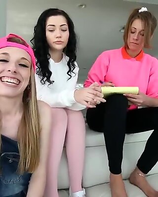 Teen webcam almost caught and russian brutal The Babysitters Club
