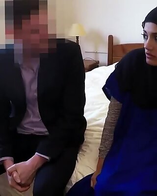 Arab great ass and hot 21 year old refugee in my hotel apartment for sex